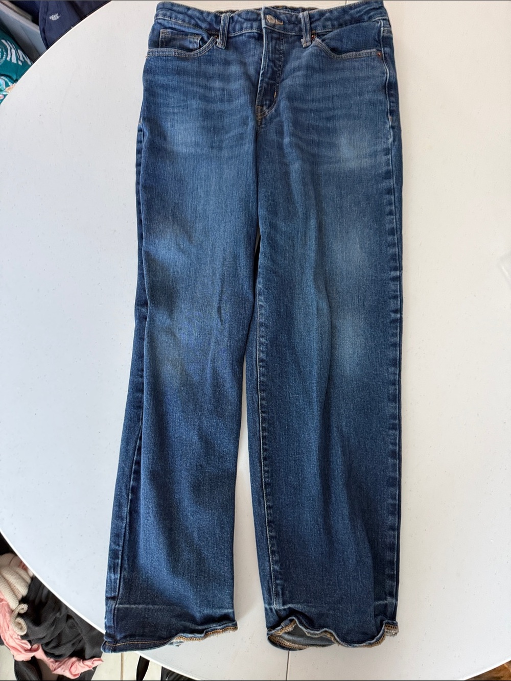 Old Navy Blue Flare Jeans #e23